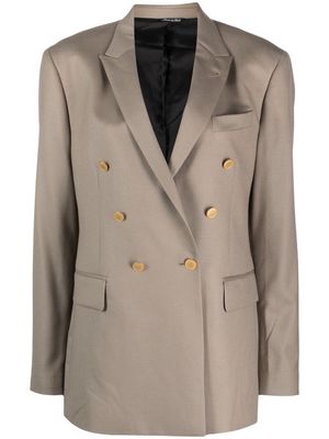 Reveres 1949 double-breasted virgin-wool blazer - Neutrals