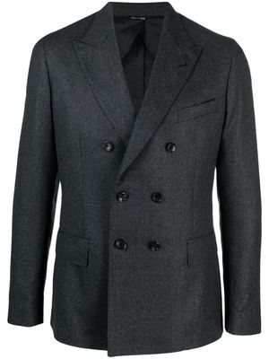Reveres 1949 double-breasted wool blazer - Grey