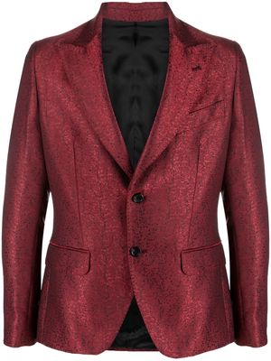 Reveres 1949 floral-print single-breasted blazer - Red
