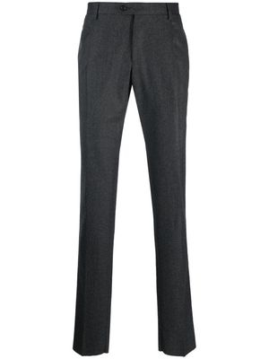 Reveres 1949 mélange-effect virgin wool tailored trousers - Grey