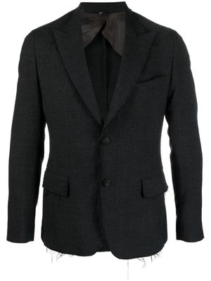Reveres 1949 peak-lapels wool blazer - Grey