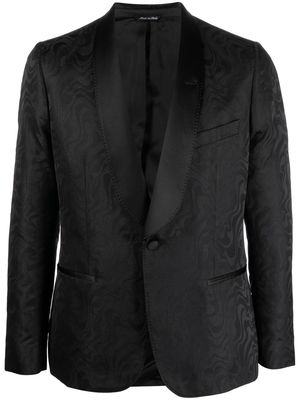 Reveres 1949 swirl-pattern tuxedo jacket - Black