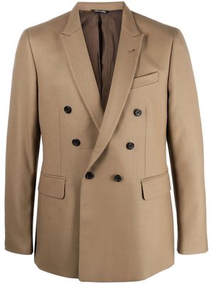 Reveres 1949 tailored double-breasted blazer - Brown