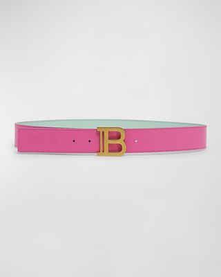 Reversible Leather B-Belt