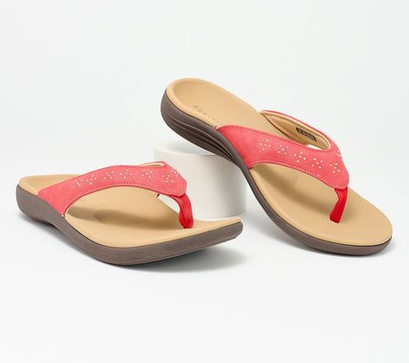 Revitalign Orthotic Embellished Thong Sandals - Yumi Stud