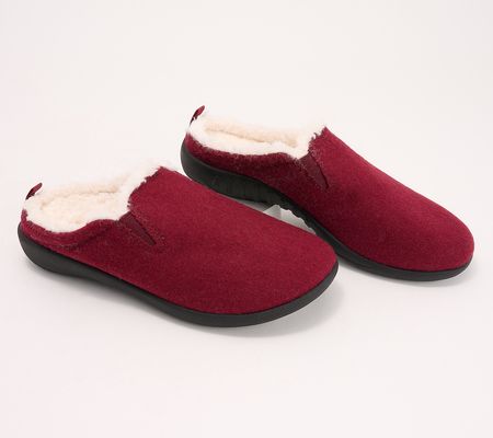 Revitalign Orthotic Memory Foam Wool Slippers -Dundee Cozy