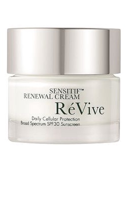 ReVive Sensitif Renewal Cream Daily Cellular Protection Broad Spectrum SPF 30 Sunscreen in Beauty: NA.