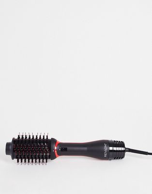 REVLON One-Step Plus Hair Dryer and Volumizer Hot Air Brush - Black-No color
