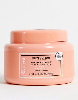 Revolution Haircare Define My Curls Leave In Styling Cream-No color