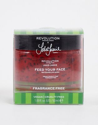 Revolution Skincare x Jake Jamie Watermelon Face Mask - Fragrance Free-No color