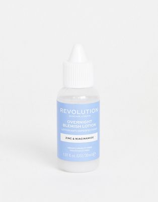 Revolution Skincare Zinc & Niacinamide Overnight Blemish Lotion-No color