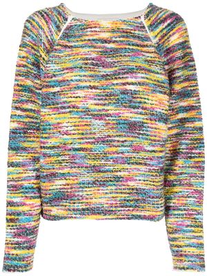 Rewind Vintage Affairs waffle-knit long-sleeved jumper - Multicolour
