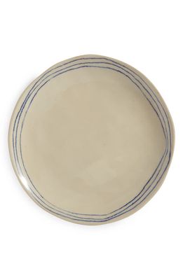 REX DESIGN Handmade Stoneware Plate in 3 Circles
