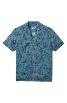 Reyn Spooner Hawaii Recalls Short Sleeve Button-Up Shirt in Adriatic Blue