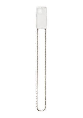 Rhodium Ballchain Crossbody Strap & Case Set