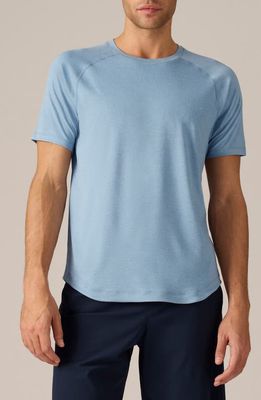 Rhone Atmosphere GoldFusion® Peformance T-Shirt in Frozen Fjord Blue Heather