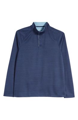 Rhone Clubhouse Performance Quarter Snap Top in Navy