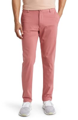 Rhone Commuter Slim Fit Pants in Nantucket Red