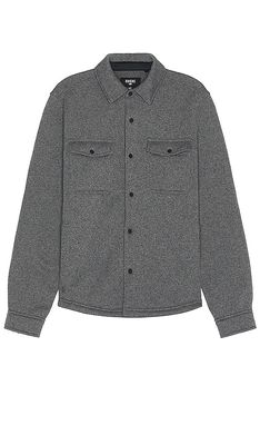 Rhone Fleece Shacket in Grey