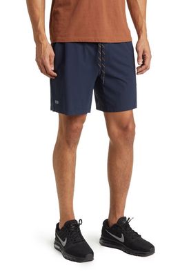 Rhone Forward 7-Inch Running Shorts in True Navy