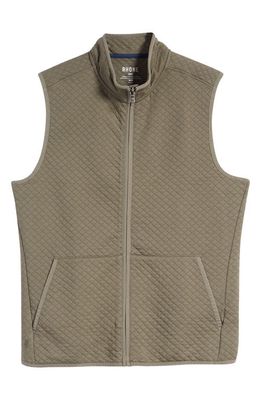 Rhone Gramercy Quilted Zip Vest in Lichen Green