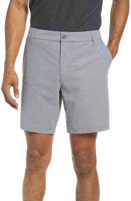 Rhone Men's Flat Front 8-Inch Resort Shorts in Smoked Pearl