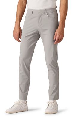 Rhone Momentum Water Repellent Flat Front Golf Pants in Fossil Gray