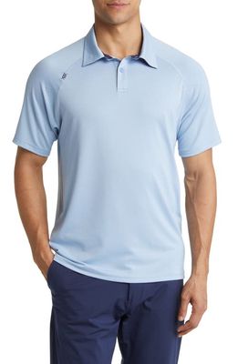 Rhone Piqué Polo in Soft Chambray