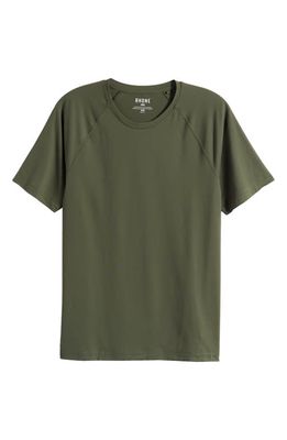 Rhone Reign Athletic Short Sleeve T-Shirt in Duffel Bag Green