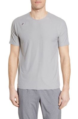 Rhone Reign Athletic Short Sleeve T-Shirt in Light Grey Heather