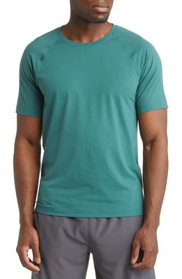 Rhone Reign Athletic Short Sleeve T-Shirt in Mallard Green