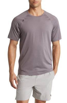 Rhone Reign Athletic Short Sleeve T-Shirt in Shark Gray