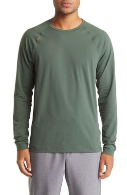 Rhone Reign Long Sleeve T-Shirt in Camping Green