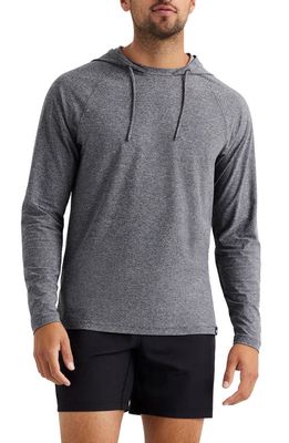 Rhone Reign Midweight Hoodie in Charcoal Heather