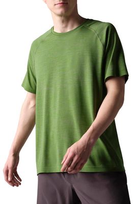 Rhone Reign Tech Short Sleeve T-Shirt in Campsite Green Heather