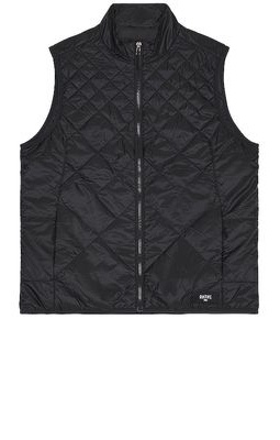 Rhone Tundra Quilted Vest in Black