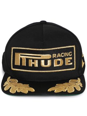 Rhude 1st Place cotton cap - Black