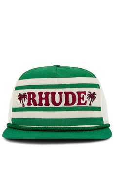 Rhude Beach Club Hat in Green.