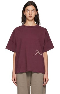 Rhude Burgundy Reversed T-Shirt