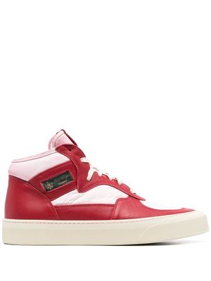 Rhude Cabriolets hi-top sneakers - Red