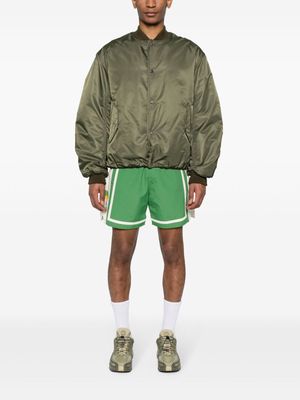 RHUDE colourblock track shorts - Green
