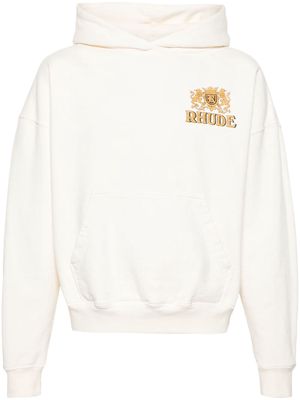 RHUDE Cresta Cigar cotton hoodie - White