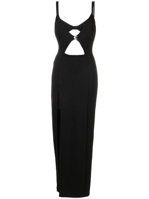 Rhude cut-out layered maxi dress - Black