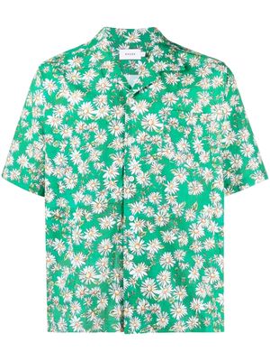 Rhude daisy-print cotton shirt - Green