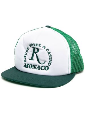 Rhude Hotel trucker hat - Green