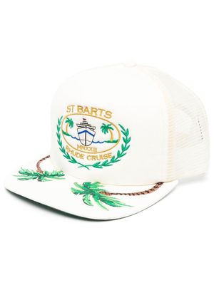 Rhude logo-patch trucker cap - Neutrals