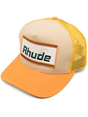 Rhude logo-patch trucker hat - Neutrals