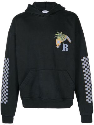 Rhude Moonlight Tropics hoodie - Black