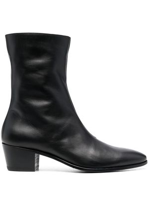 Rhude pointed ankle boots - Black
