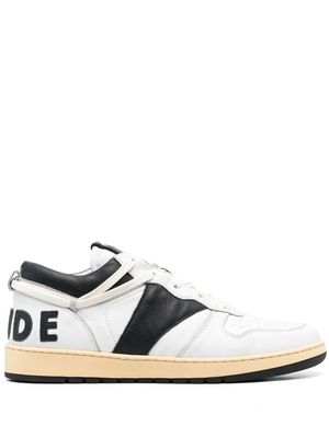 Rhude Rhecess Smooth leather sneakers - White